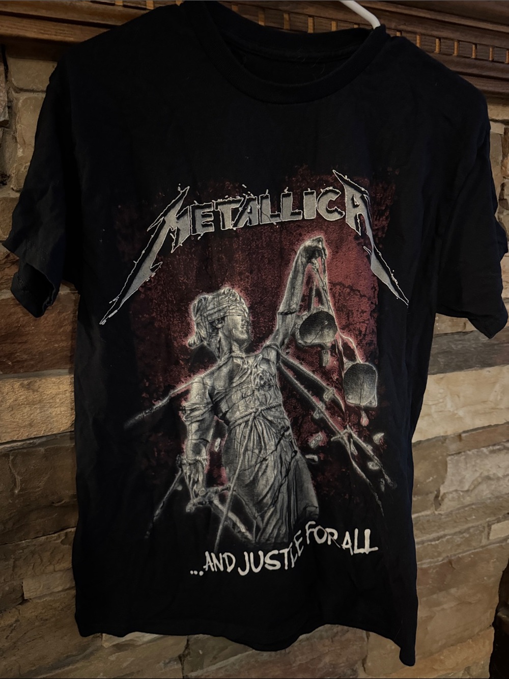 Metallica Short Sleeve Tee - Black with Red Graphic